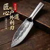 Cuchillo de Exterior Hecho de Acero al Manganeso, Cuchillo Multifuncional Forjado para Acampar y Pescar, una Herramienta Versátil para Uso al Aire Libre y Despeje de Senderos
