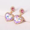 Pendientes Rosas de Amor Exagerados de Europa y Estados Unidos Pendientes Joya de Moda de Alto Sentido para Mujer Pendientes Estilo Celebridad Caliente Venta al por Mayor