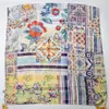 Azulejo Floral Molino de Hilo Bali Venta al por Mayor Comercio Exterior Transfronterizo Bufanda de Seda Estampada Bufanda Larga para Mujer Bufanda Chal Primavera/Verano