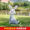 Enfeites de Coelho de Desenho Animado Esculturas para Paisagismo de Jardim Externo Decorações para Jardim de Vila Pátio Creche