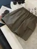 Falda de Trabajo con Cordón para Mujer, Nuevo Estilo Veraniego, Cintura Elástica, Petite Casual de Cintura Alta Adelgazante de Secado Rápido Falda Corta de Corte en A