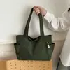 Bolso de Pana 2026 Nuevo Estilo Transfronterizo Casual para el Día a Día Bolso de Hombro Bolso de Compras Bolso de Mano de Gran Capacidad Bolso Tote