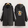 Macacão Quente Forrado com Fleece de Inverno, Anti-Manchas, Impermeável, Higiene e Limpeza, Mangas Espessas com Letras, Roupa de Trabalho para Restauração e Cozinha, Logotipo
