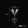Simulação Mini Copo de Plástico Transparente Taça de Vinho Modelo Miniatura Copo Sundae Acessórios de Comida e Brincadeira Adereços de Brinquedo