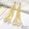 Cadena de cuentas con borlas de estilo nacional, hecha a mano, brocado Song, colgante multicolor, DIY, pin para solapa, adorno colgante, accesorio para bolso