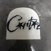 Chapéu de Tricô Jacquard com Letra Novo para Outono e Inverno para Homens e Mulheres, Versátil Quente Hip-Hop Chapéu para Frio Chapéu Pulôver, Moderno e Fashion