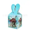 Paquete de Decoración para Mesa de Cumpleaños Temática de Moana: Vajilla, Mantel de Fiesta, Platos de Papel, Banderín de Tirar, Servilletas de Papel, Vasos de Papel