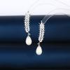 S925 agulha de prata trigo elegante Tassel brincos femininos versão coreana 2022 Nova Internet Celebrity personalizado All-match brincos atmosféricos