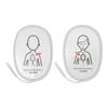 Electrodo de entrenamiento para desfibrilación con espuma y hilo para niños, parche autoadhesivo de entrenamiento para desfibrilación, electrodo de entrenamiento AED