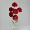 Casamento Estilo Chinês Estilo Vermelho Decoração de Guia de Estrada Arranjo de Flores Artificiais Flor de Teto Cerimônia de Noivado Arranjo de Banquete Arte com Flores Artificiais de Casamento