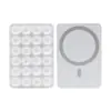 Fabricante Personalizado Popular Magnético Silicone Ventosa Suporte para Celular Retangular Antiderrapante Adesivo Traseiro Suporte para Celular Dupla Face