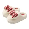 Pantuflas de algodón para mujer 2026 nuevo modelo para otoño e invierno, cálidas, forradas de felpa, suela gruesa, antideslizantes, silenciosas para interior del hogar, pantuflas de algodón