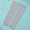 Manguitos de Hielo de Seda para el Sol Manguitos Extendidos de Color Puro Verano Sin Costuras Anti-UV Deportivos para Ciclismo Mangas para los Brazos