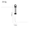Acero inoxidable 304 artefacto para quitar la línea del camarón limpieza fácil de la línea del camarón cuchillo para aliviar la barriga de pescado de salchicha de camarón dispositivo para pelar camarones cuchillo para salchicha de camarón