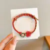 2026 Novo Bracelete de Alta Qualidade, Novo Bracelete Estilo Chinês, Bracelete de Corda Vermelha para Bebês e Estudantes, Corda Colorida para Festival do Barco-Dragão DIY
