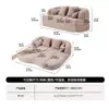 Sofá de Compresión Plegable Personalizado en Forma de Arco, Cama Sofá de Piso sin Marco Completamente de Esponja, Paquete Enrollado al Vacío