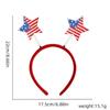 Sombrero Bandera Americana Modelo Nuevo Amazon Más Vendido Día de la Independencia Diadema Decorativa Borla Estrella de Cinco Puntas Festival