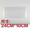 Bolsa transparente para documentos tipo ranura horizontal, bolsa para facturas/recibos tamaño A6 vertical troquelada personalizada, bolsa para documentos A5 con ranura