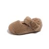 Zapatos Peludos para Niñas Modelo Nuevo 2026 para Uso en Exteriores, Mocasines Cálidos para Bebé, Zapatos de Algodón con Forro de Felpa Antideslizantes de Suela Suave para Niños en Invierno