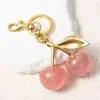 Artículo Popular Transfronterizo: Llavero de Cerezas Frescas y Sencillas, Colgante de Cerezas Multicolor, Accesorio de Bolso de Moda, Directo de la Fábrica Fuente