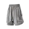 Pantalones Rectos Sueltos de Nuevo Estilo Transpirables de Moda Frescos de Verano para Adolescentes Pantalones de Cinco Puntos Casuales para Actividades al Aire Libre para Hombres