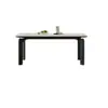 Mesa de comedor de pizarra, juego de mesa y sillas de comedor para el hogar, estilo elefante, apartamento pequeño, rectangular retro, mesa de comedor moderna minimalista