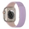 Correa de Reloj Magnética Suave con Patrón de Lichi Adecuada para Apple 9ª y 10ª Generación iWatch S11 Ultra Pulsera Magnética de Silicona Bicolor
