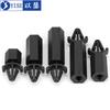 Tipo fivela coluna hexagonal de nylon M4 tipo push-in coluna espaçadora para placa de PC coluna de isolamento de plástico cabeça de aeronave almofada de estrutura de suporte coluna alta