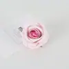 Flor artificial de rosa de terciopelo grande de 10 cm para arte floral DIY, pared de flores de boda, decoración de arco y arreglo floral