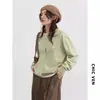 Design Outono e Inverno Estilo Preppy Gola Redonda Bordada Cardigã de Tricô para Mulheres Estilo Coreano Estilo Preguiçoso Solto Jaqueta Suéter Curta