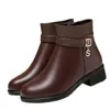 Otoño/Invierno 2026 Nuevos Zapatos de Algodón Cálidos con Felpa para Madre de Comercio Exterior Versátiles Modernos Elegantes Planos Transfronterizos