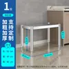 Prateleira de Armazenamento de Cozinha em Aço Inoxidável Multi-Camada de Chão Prateleira Multifuncional Prateleira de Armazenamento Armário Fogão Prateleira de Armazenamento Doméstico