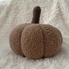 Estilo Nórdico de Lujo Ligero Cojín de Sofá de Calabaza Empalmado Muñeco de Calabaza de Felpa Decoración del Hogar