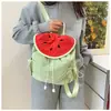Mochila de Verano Dopamina Color Contrastante para Mujer Gran Capacidad Moderna Versátil Ligera Mochila Escolar para Estudiante Mochila Casual