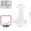 Batente de Porta de Silicone para Quarto, Tipo Sem Furo, Batente de Porta de Borracha Anti-Colisão Silencioso para Porta de Entrada de Hotel e Banheiro