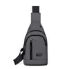 Bolso de Pecho para Hombre Nuevo Versátil Bolso Cruzado en el Pecho Ligero Tela Oxford Multicapa Viaje Deportes Bolso de un Solo Hombro Mochila de Moda