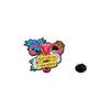 Broche visceral creativo transfronterizo original personalidad corazón costilla cerebro útero forma flor metal goteo insignia