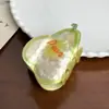 Pinzas para el Cabello Versátiles de Frutas y Verduras Transfronterizas, Pasadores Divertidos de Nicho, Pinzas para Cola de Caballo Semirecogida para Mujeres, Exquisitos y de Lujo Ligero