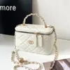 Bolso tipo caja de gran capacidad de moda 2026 para mujer, bolso versátil de hombro cruzado con patrón de diamantes, bolso de mano con cadena para mujer