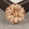 Materiales DIY del Fabricante Flor de Tela Hecha a Mano Accesorios para Pasador de Pelo Aro para el Cabello Trenza Estambre de Navidad Joyería Flores al por Mayor
