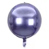 Ventas Directas Transfronterizas Globos Redondos de Papel de Aluminio 4D de 50 Pulgadas 60 Pulgadas 22 Pulgadas Tema de Cumpleaños Fiesta Globos Decorativos de Papel de Aluminio