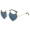 Nuevas Gafas de Sol Halloween Navidad Transfronterizas Sin Montura Gafas de Amor Gafas Sin Montura Gafas para Fiesta Baile