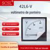 Voltímetro AC Tipo Ponteiro 42L6-450V 250V300V500V 1000V 12Kv Painel Alta Tensão