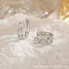 Brincos de Pingente de Zircônia Ultra Brilhante Transfronteiriços, Brincos Estilo Europeu e Americano com Diamantes, Brincos Femininos, Argolas, Atacado de Joias, Exquisitos