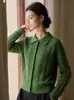 Cárdigan de Punto Trenzado con Cuello Oso de Miel y Forro Polar para Mujer, Nuevo Estilo Otoño/Invierno 2026, Abrigo Suéter de Punto de Manga Larga de Alta Gama