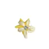 Pinza para el Cabello Flor Estrella de Mar Dulce, Pinza Lateral, Accesorio para el Cabello de Alta Gama Estilo Resort para Sesiones de Fotos en la Costa