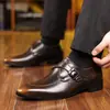 Zapatos de Cuero Formales de Negocios a Cuadros para Hombre de Otoño e Invierno Nuevos Transfronterizos Zapatos Casuales de Suela Gruesa para Hombre con Aumento de Altura Zapatos de Cordones de Moda para Hombre