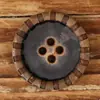 Botones de cuerno natural estilo retro, versátiles para prendas de punto, ropa exterior resistente y trajes de trabajo, un accesorio de ropa versátil