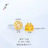 Tienda de Oro Puzuo Mismo Oro de Arena Antigua Accesorios DIY Zircón Planeta Colgante de Perla Redonda Material para Joyería Hecha a Mano