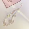 Ins Lindo Corazón Lazo Cristal Oso Creativo Cadena Colgante para Teléfono Móvil Correa de Muñeca Cadena para Cámara Ccd Anti-Pérdida